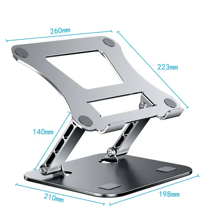 Support de tablette de téléphone réglable en alliage d'aluminium