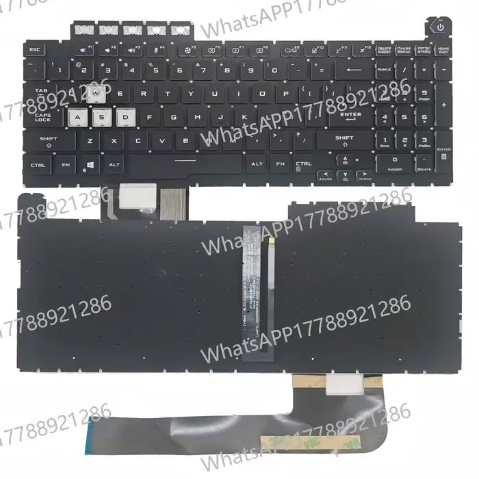 Clavier d'ordinateur portable US SP RU pour ASUS TUF Gaming FA506H FX506 FX706L FA706
