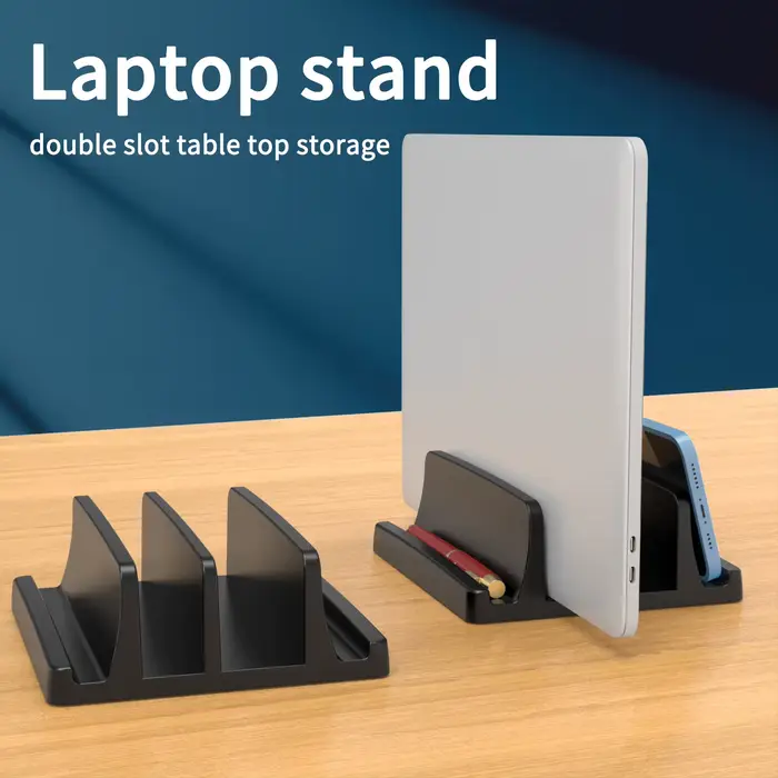 Support Vertical pour ordinateur portable pour bureau
