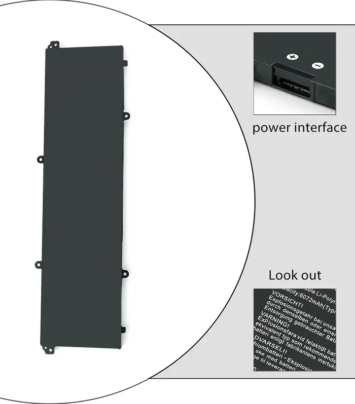 BVBH C31N2105 70Wh 6072 mah/5895 mah batterie pour ASUS Vivobook 14X/15X/16X ZenBook 14X