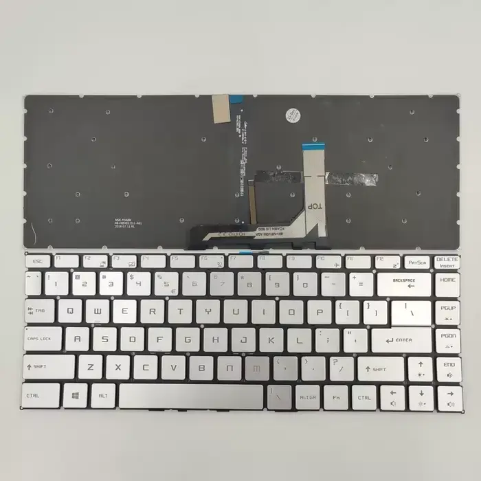 Clavier pour ordinateur portable MSI GS65 8SG 8SF Stealth Thin 8RE 8RF US