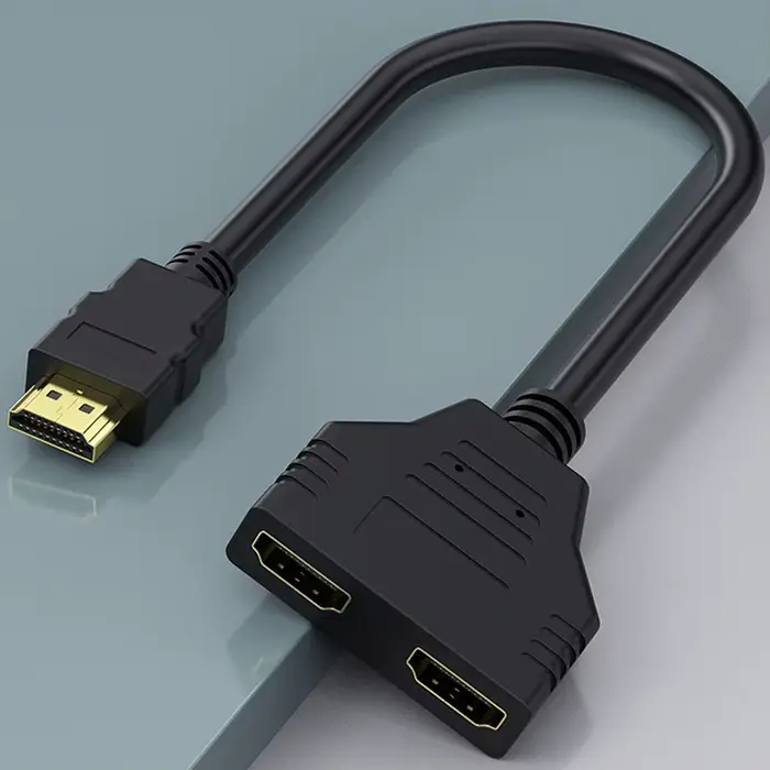 Répartiteur HDMI 1 entrée 2 sorties 4K pour deux moniteurs