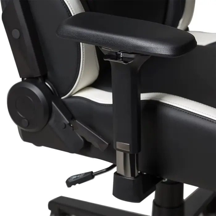 Chaise de jeu ergonomique à dossier haut avec support lombaire réglable