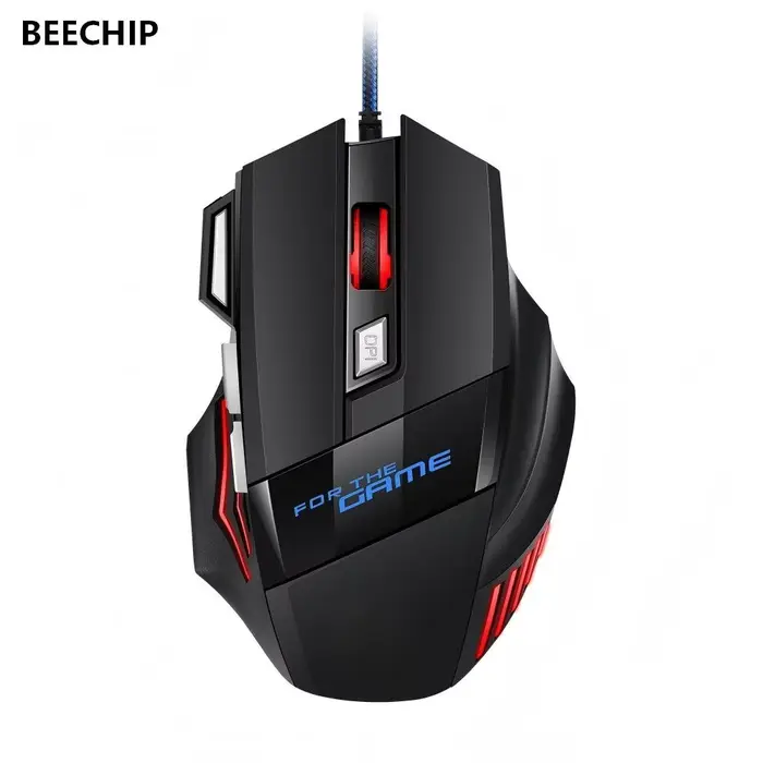 1 PC nouvelle souris de jeu USB hyperspeed rvb rétro-éclairé