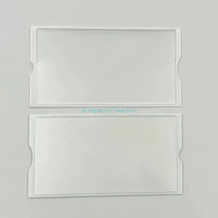 E74D Panneau d'écran en verre transparent / plastique