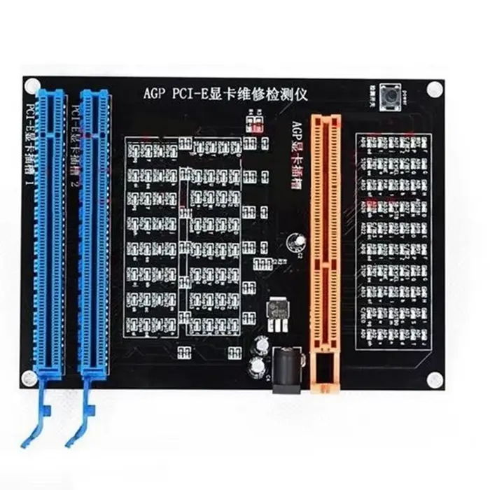 AGP PCI-E X16 testeur de prise à usage touristique