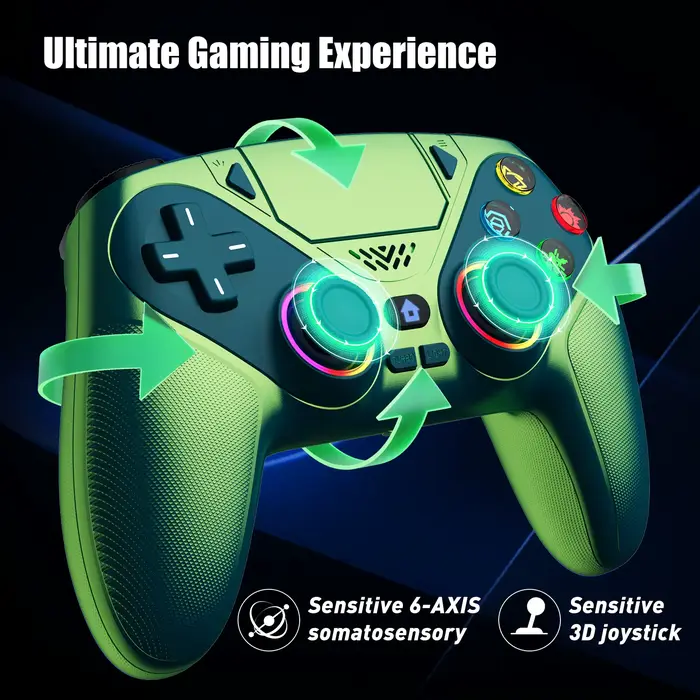 Manette sans fil pour PlayStation 5/PS5 Pro/Slim/PC