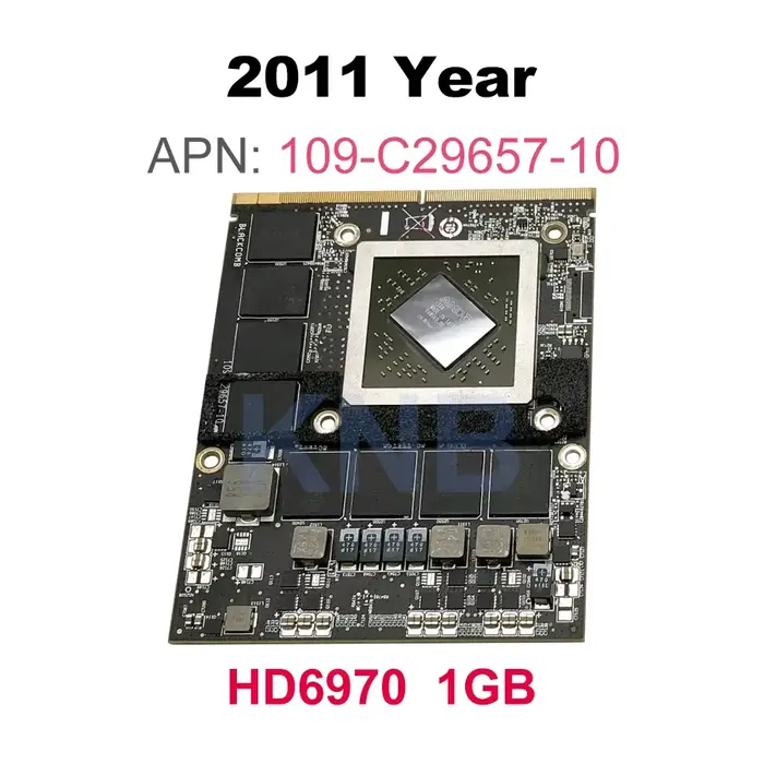 Carte graphique originale HD6970M HD6970, 1 go 2 go, pour iMac 27 "A1312 109-C29657-10, année 2011
