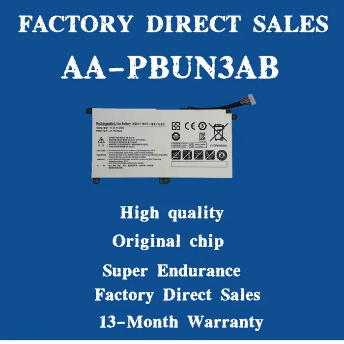 Nouvelle batterie d'ordinateur portable AA-PBUN3AB AA-PBUN3QB batterie pour ordinateur portable Sams