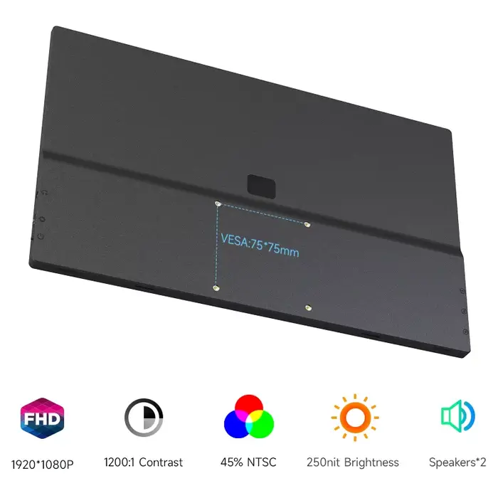 Moniteur portable FHD, écran HDR 15.6 NTSC IPS A +