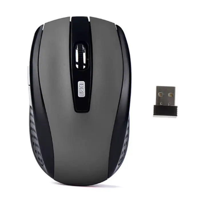 Souris sans fil 2.4G souris de jeu 2.4Ghz souris optique sans fil 6D mince Mini souris silencieuse D