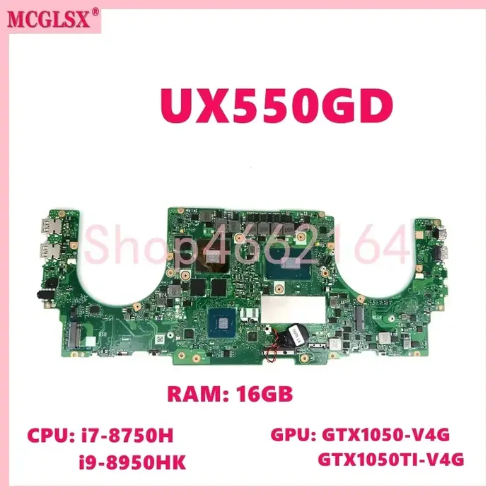 Carte mère pour ordinateur portable Asus UX550GD