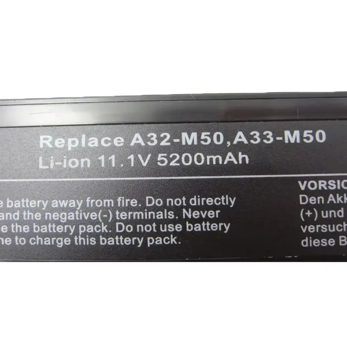Batterie d'ordinateur portable pour Asus A32-M50 A33-M50 A32-N61 N53S N53J N43 N61JQ M50Sa G50 X55 M70 M60 M60J N53