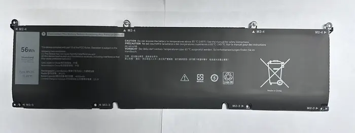8FCTC pour DELL G15 5510 5511 5520 5515 5521 série pour DELL XPS 15 9500 G7 15 7500 série 11.4V 56WH