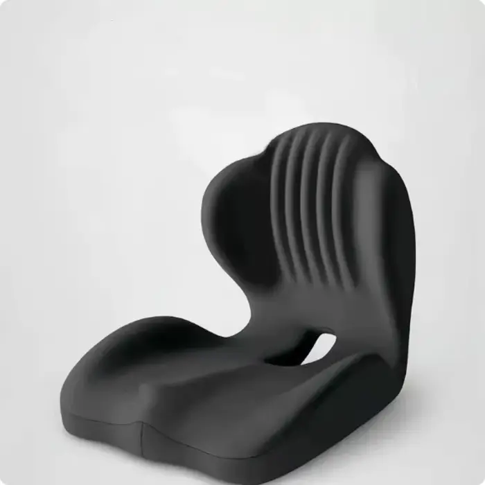 Coussin de siège ergonomique en mousse à mémoire de forme pour chaise de bureau avec support dorsal 