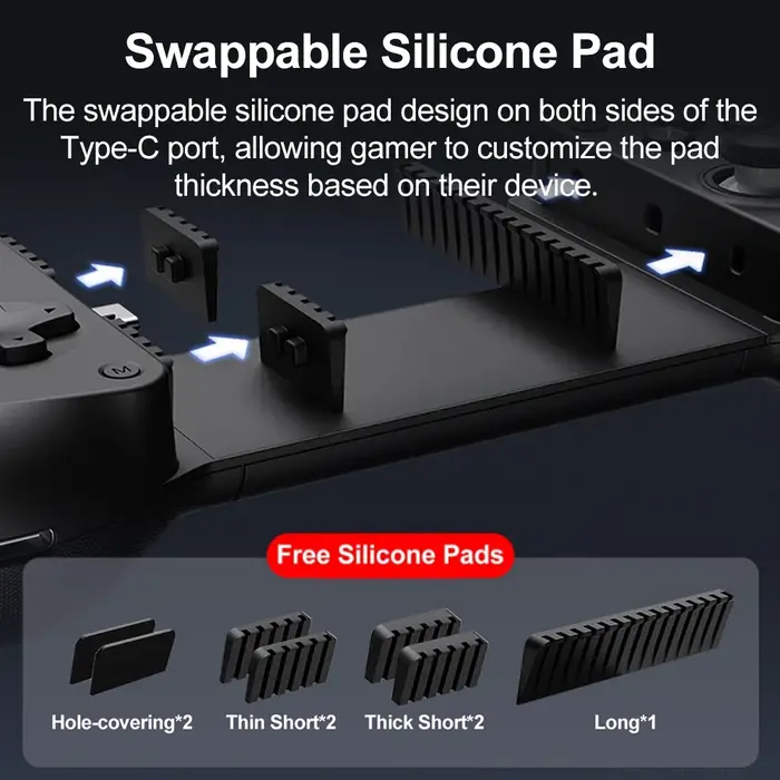 Manette de jeu mobile GameSir X5 Lite pour iPhone 16/15, iPad Mini, tablette Android, avec joysticks à effet Hall