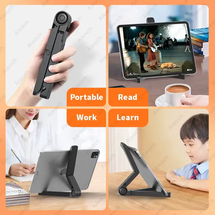 Support de moniteur portable et support de tablette réglable