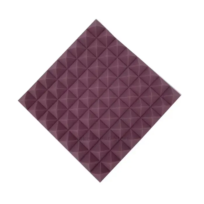 Panneaux acoustiques insonorisants en mousse pyramidale pour studio, 6 pièces, 50x50x5cm, absorption