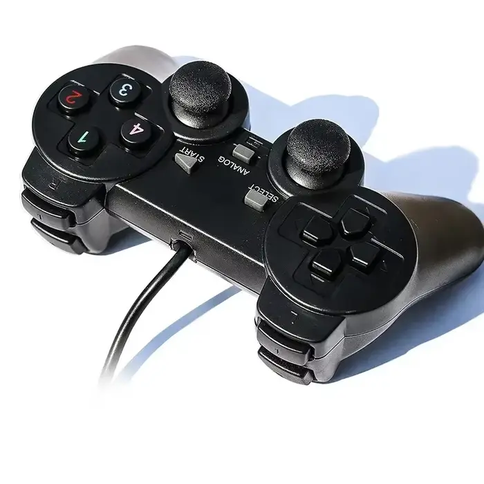 Manette de jeu filaire USB pour WinXP/Win7/Win8/Win10