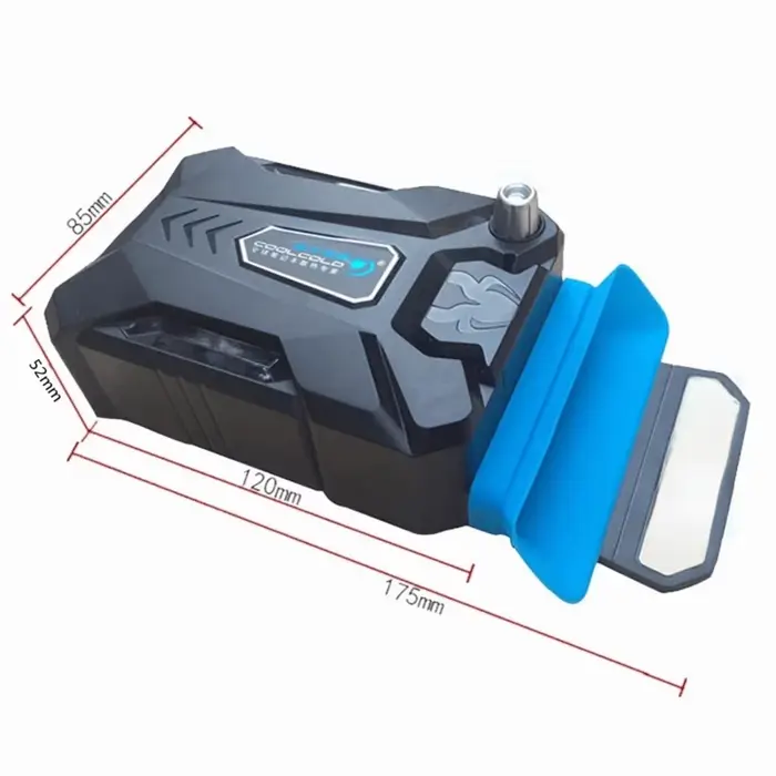 Ventilateur de refroidissement pour ordinateur portable avec contrôle du flux d'air