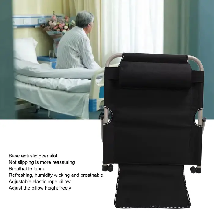 Chaise de sol multifonctionnelle avec dossier de lit relevable et support pour le cou