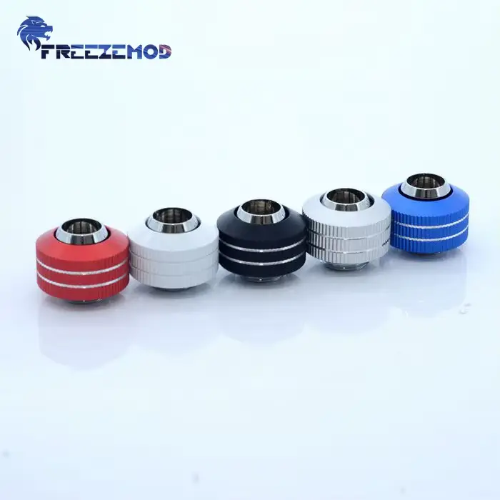 Raccord de tuyau hexagonal fixe FREEZEMOD pour refroidissement par eau d'ordinateur, PVC 9,5*12,7, 3