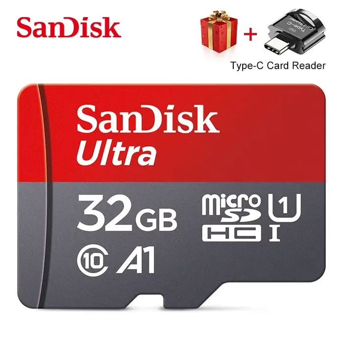 100% Original SanDisk Mini carte SD 32G microSDHC 256G 64G 128G MinSDXC UHS-I Class10