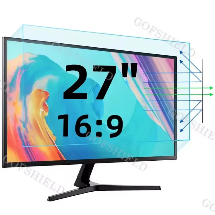 Protection d'écran anti-lumière bleue pour moniteur 19 22 23