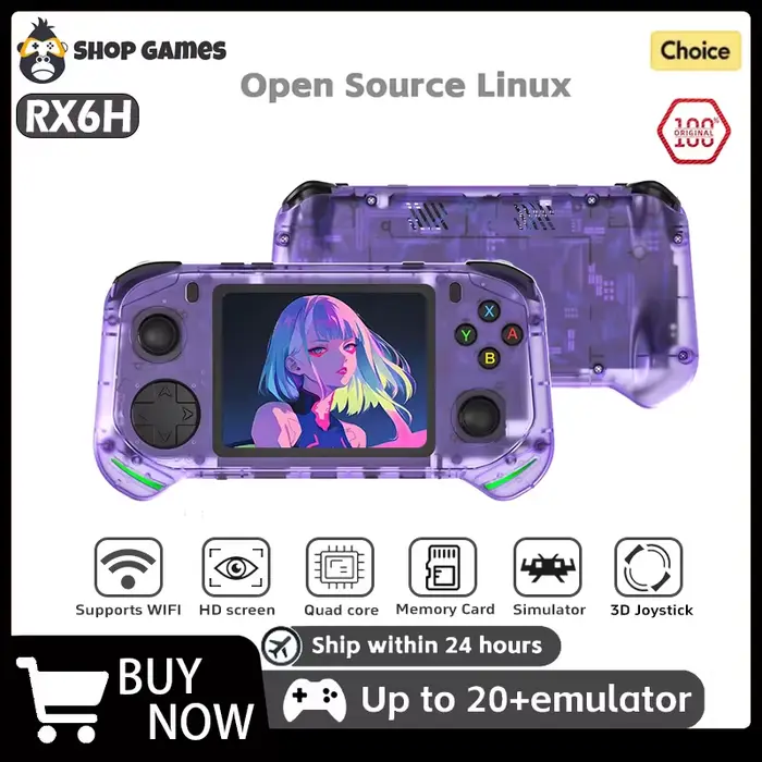 Console de jeu Portable rétro RX6H