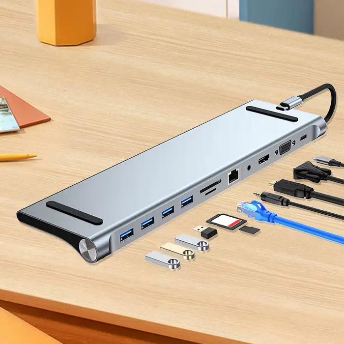 Station d'accueil USB C 11 en 1