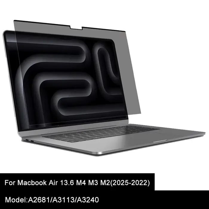 Protection d'écran de confidentialité pour Macbook Air 13,6 pouces M5M4 et Macbook Pro 14 M5 Chip 20