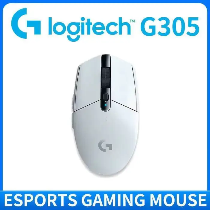 Souris de jeu Logitech G305 sans fil, 12000 DPI HERO, 6 boutons programmables, batterie 250 heures,