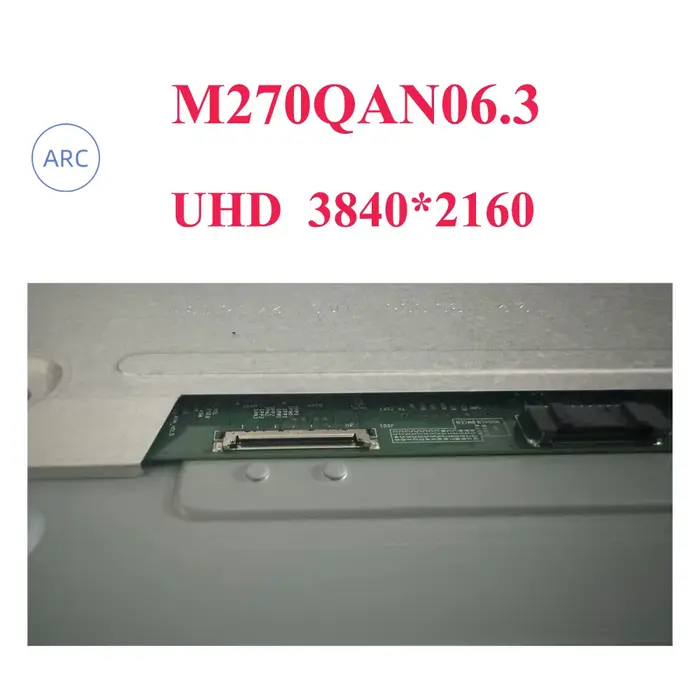 Écran LCD original et neuf de 27 pouces M270QAN06.3 3840 × 2160 UHD 16:9