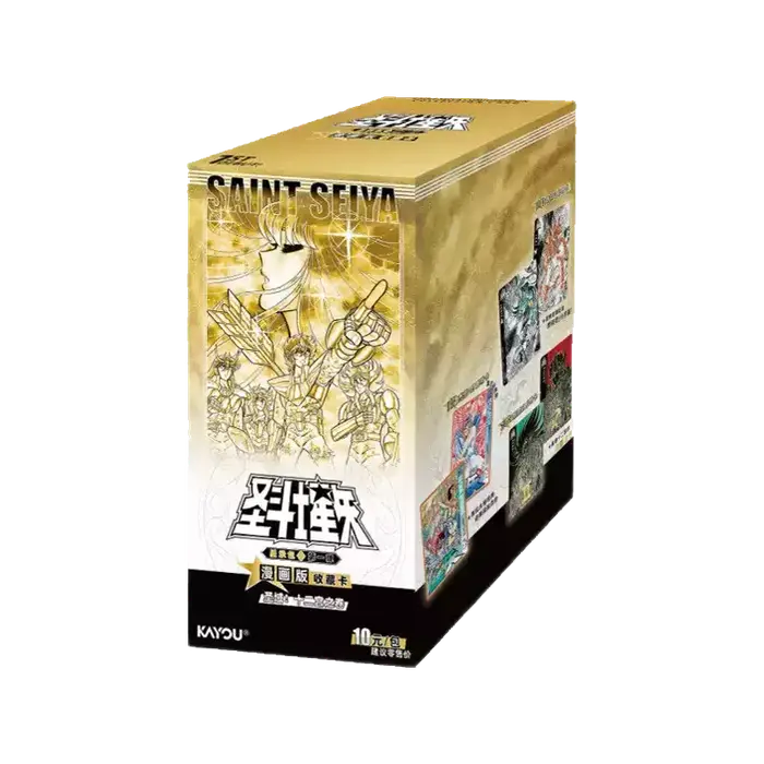 KAYOU Saint Seiya série 4-carte de Collection en tissu sacré Athena Poseidon SE édition limitée carte