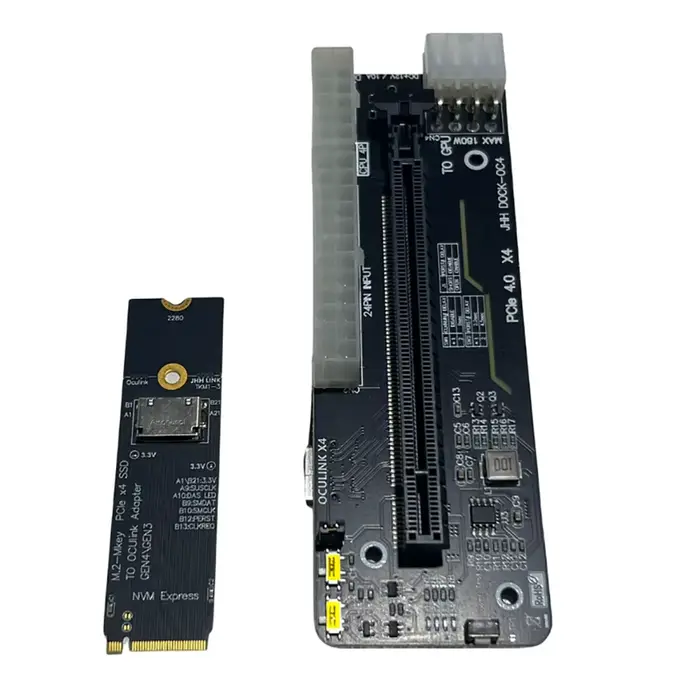 ABKJ-pour Oculink/M.2 Nvme carte graphique externe ordinateur portable EGPU boîtier GPU Dock PCIE 4.0 X4 Gen4 ordinateur portable carte d'extension GDP