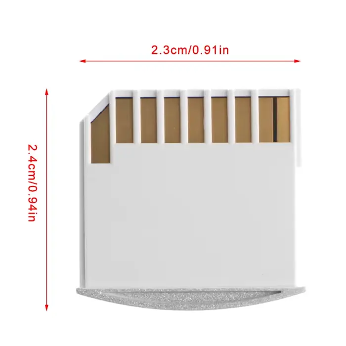 Lecteur MiniSD adaptateur  vers SD pour ordinateur portable pour carte mémoire de stockage supplémentaire Rea K1KF