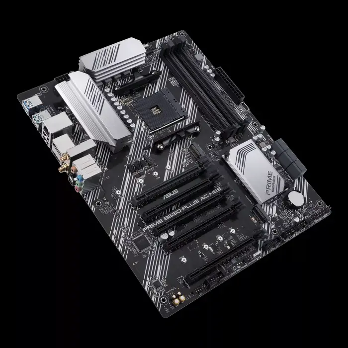ASUS PRIME B550-PLUS AC-HES carte mère Socket AM4 CPU DDR4 4866 (OC) jeu de puces mémoire B550 ATX