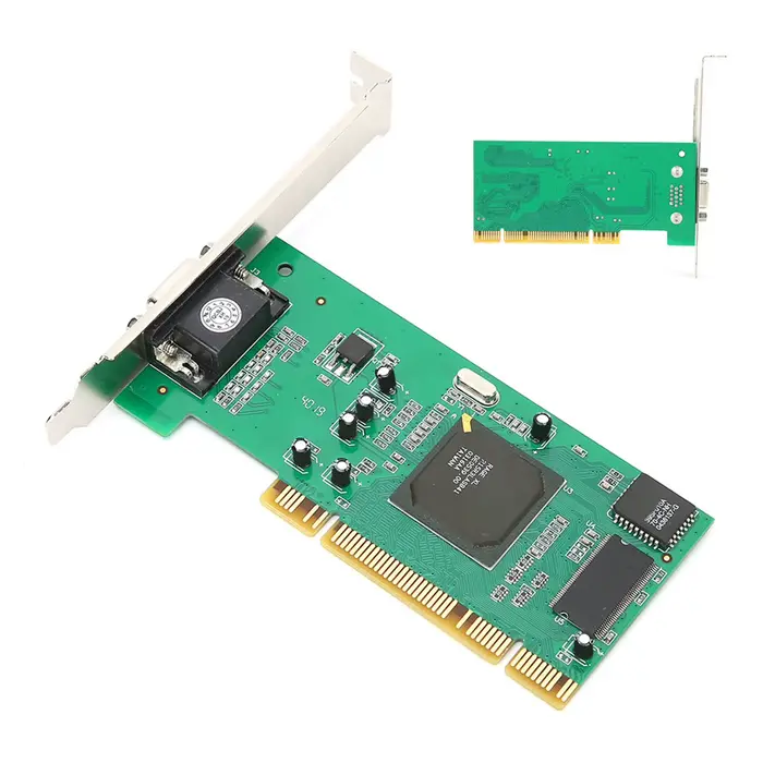 Carte graphique VGA PCI 8 mo 32 bits accessoires informatiques de bureau multi-affichage pour ATI Rage XL PCI