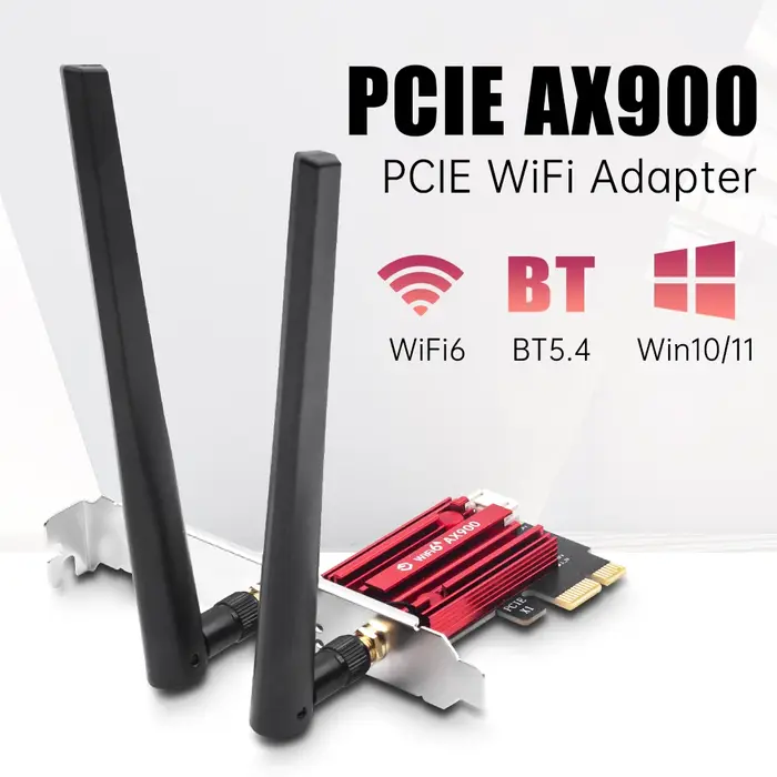 Adaptateur WiFi 6 AX900 PCIE WiFi BT5.4 802.11AX