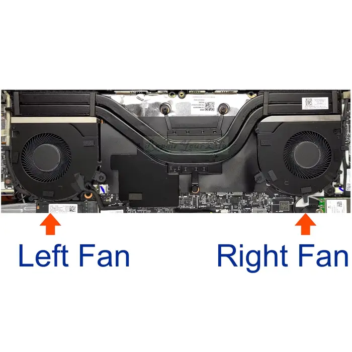 Ventilateur de refroidissement CPU GPU pour ordinateur portable Lenovo Yoga Slim 7 Pro-14ITL5 82FX