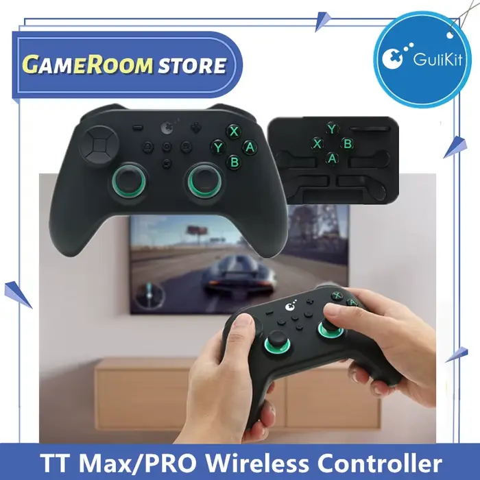 Manette de jeu GuliKit TT max/PRO sans fil avec joysticks et gâchettes TMR