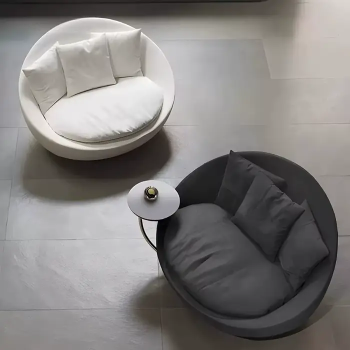 Fauteuil pivotant d'appoint