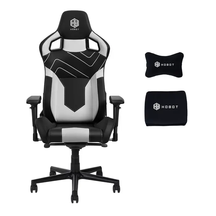 Chaise de bureau gaming ergonomique en cuir style course pour PC Gamer, vente en gros