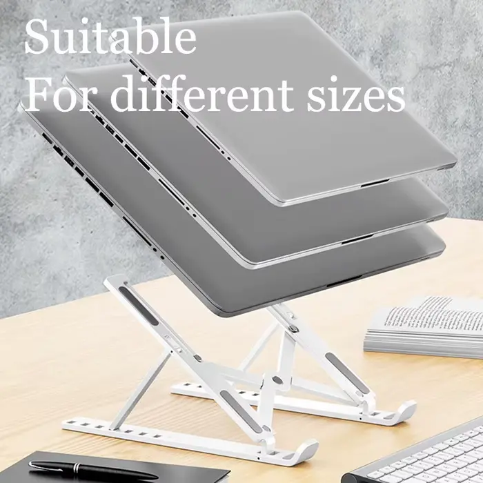 Support d'ordinateur portable réglable et pliable