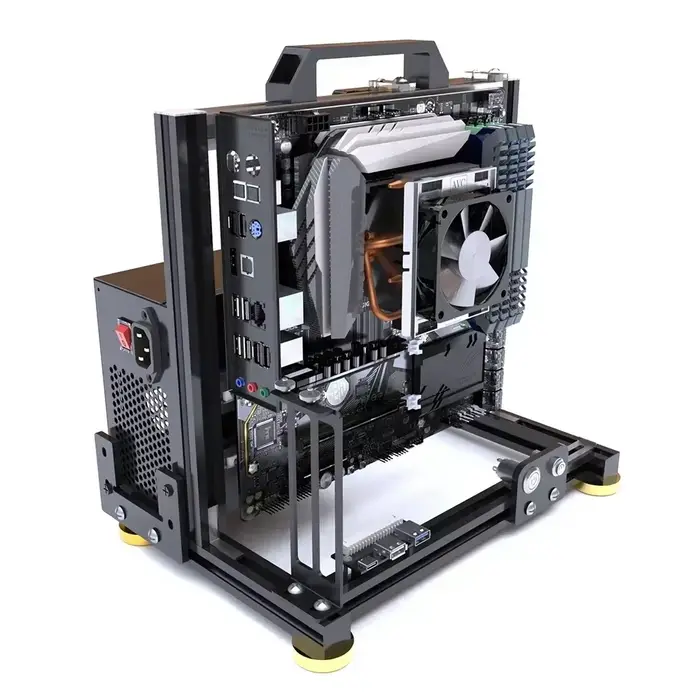 Support de cadre de boîtier de PC ouvert ITX MATX ATX