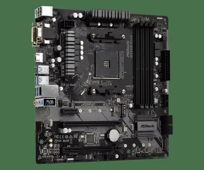 ASRock B450 B450M carte mère