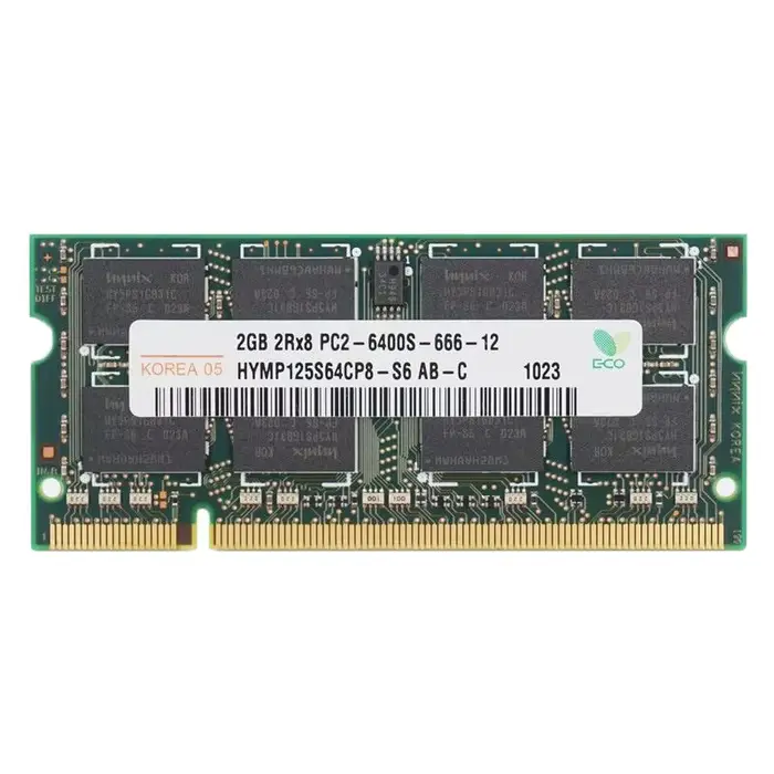 2GB 4GB 667MHz 800MHz 2R × 8 Ordinateur Portable RAM Notebook Memory SODIMM PC2-5300 6400 1.8V 200 Pin