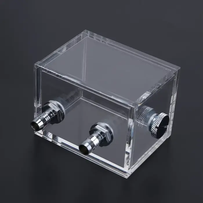 Réservoir d'eau transparent en acrylique 200 ml pour refroidisseur d'ordinateur