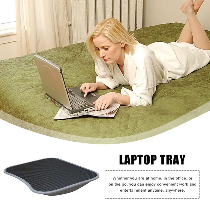 Support pour ordinateur portable avec coussin moelleux
