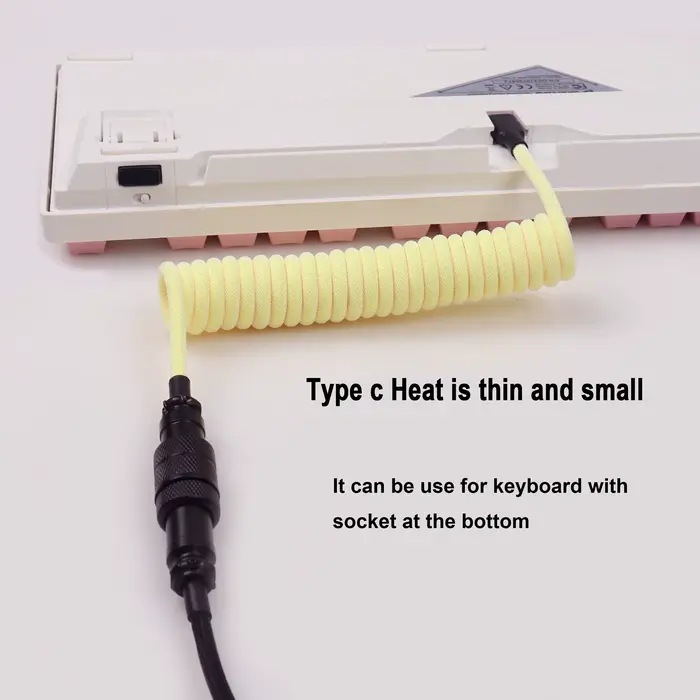 LANO USB A à Type C pour clavier de jeu mécanique